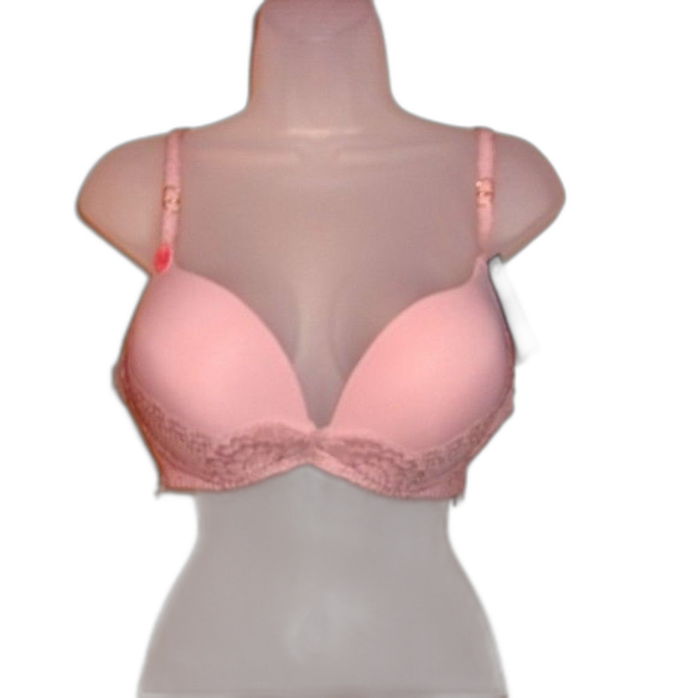 Youmita Misty Rose Lace Soft Cup Demi 36B Bra NWT